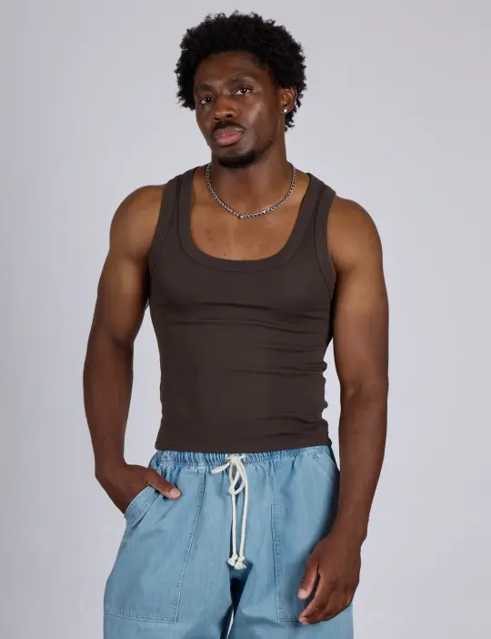 The Tank Top - Espresso Brown