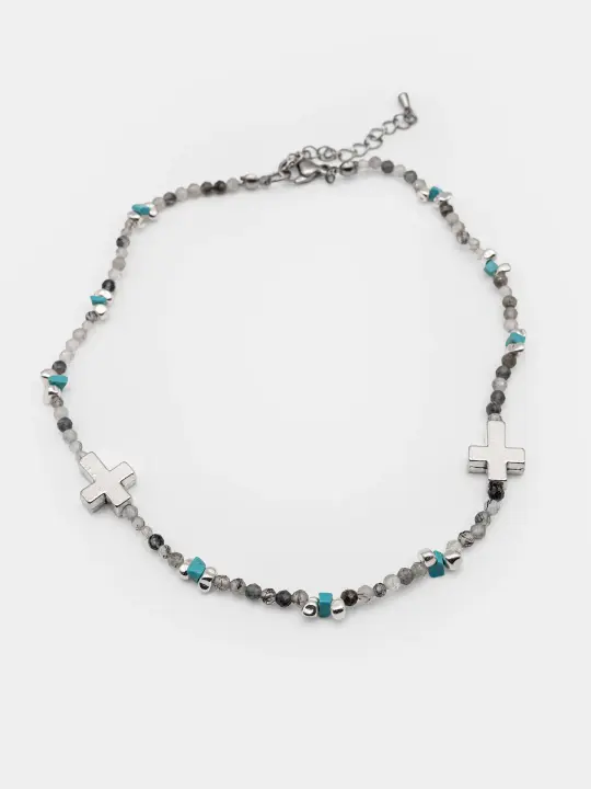 Choker z kamieni naturalnych Tribe