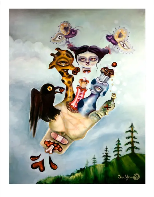 'Dealt Hand' Print
