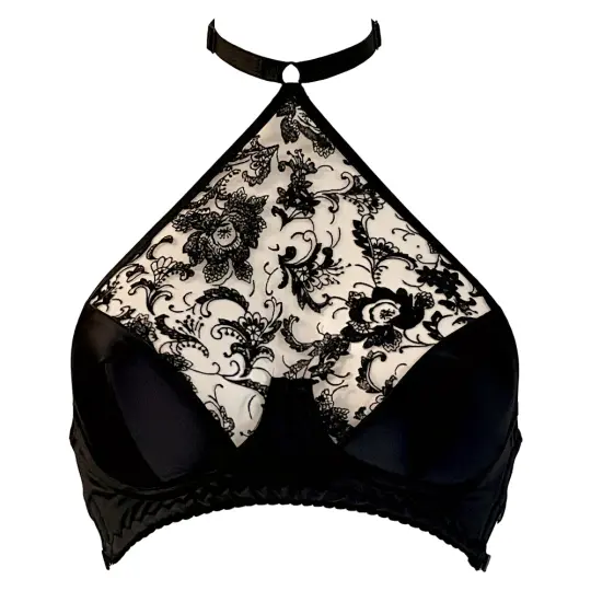 ACONITO HALTER BRA HALF CUPS