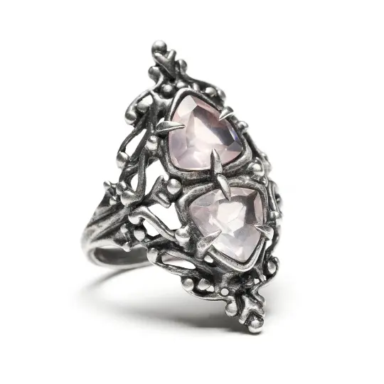 As Above, So Below Ring. Rose Quartz. * Limited *