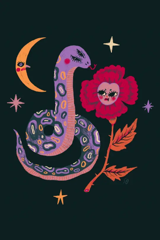 Poisonous - Postcard