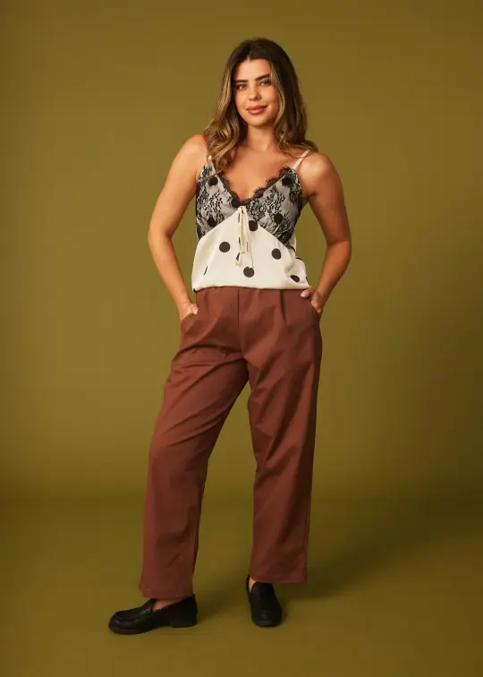 Strait Pant [Wide Leg]