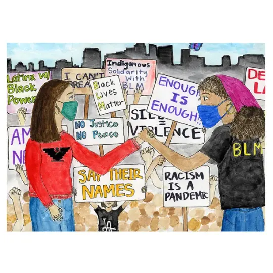 united against injustice / print