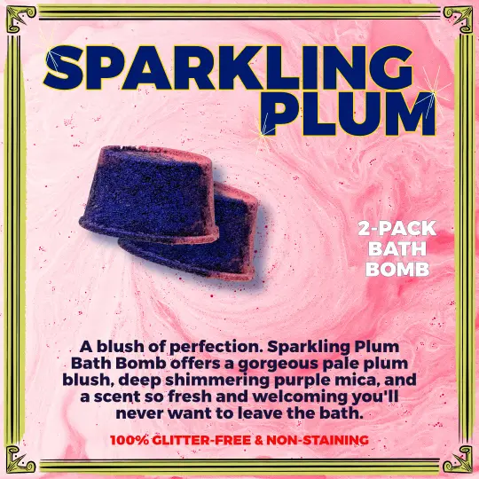 Sparkling Plum - Uber Moisturizing Bath Bomb (2-Pack)