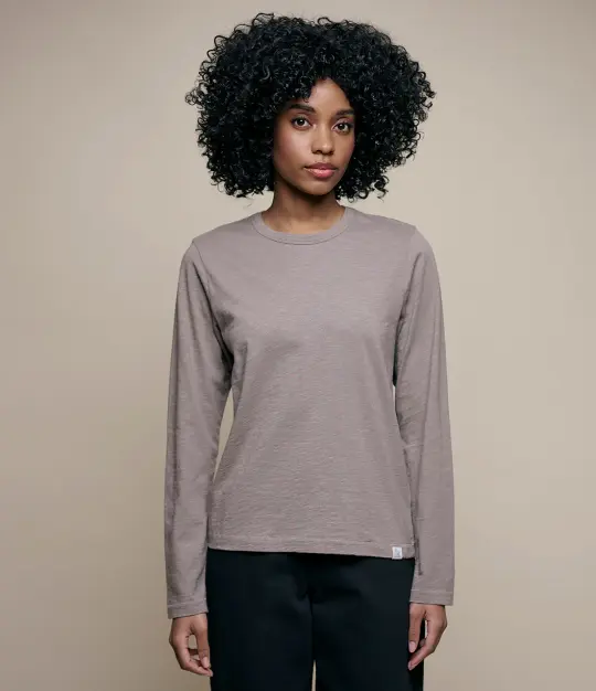 Slub Pima Cotton Women's Longsleeve