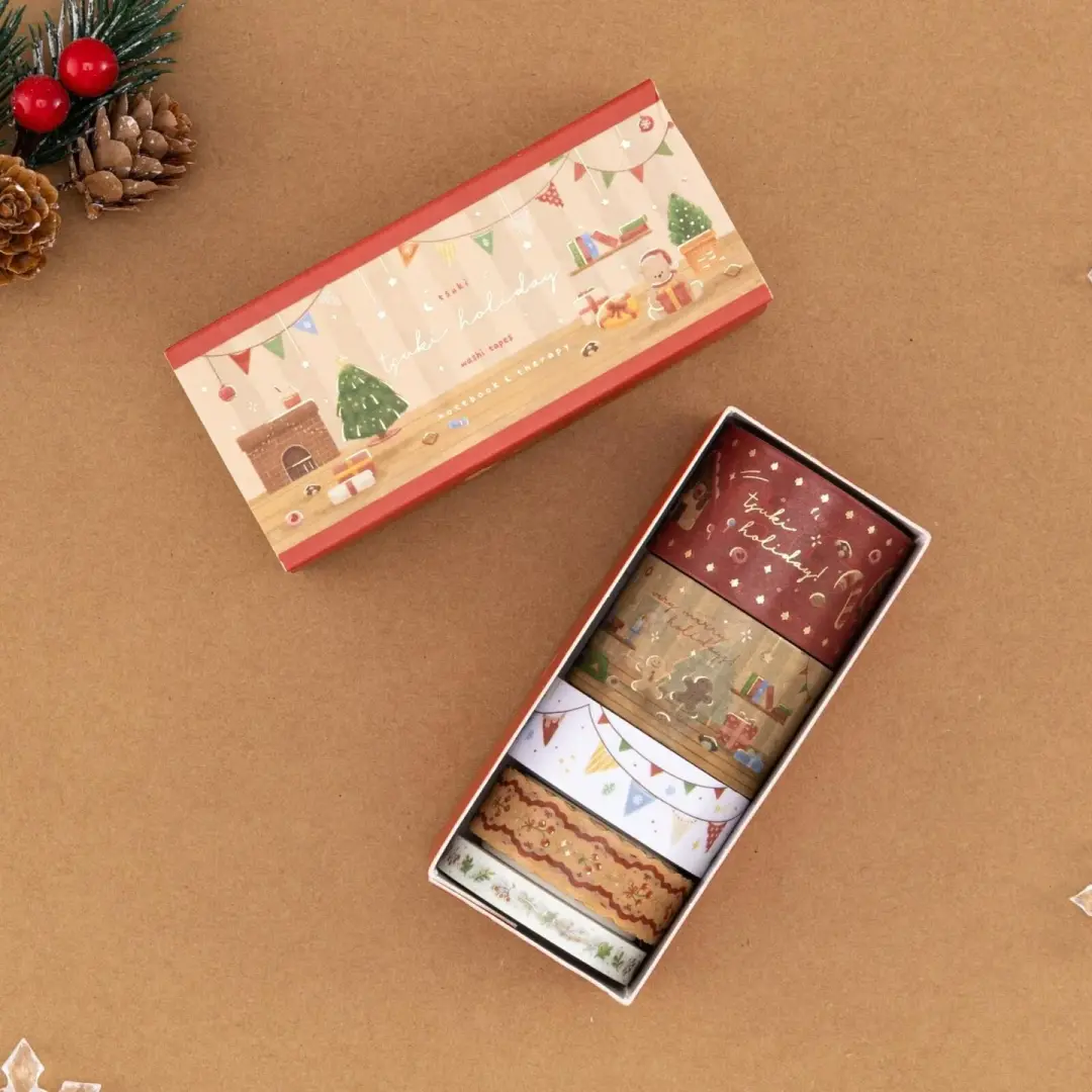 Tsuki Holiday Christmas Washi Tape Set ☾