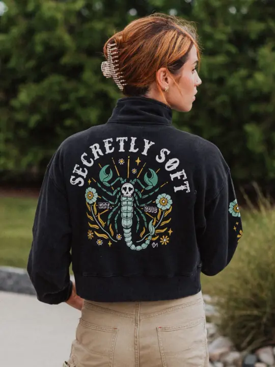 Secretly Soft 1/4 Zip Sweater