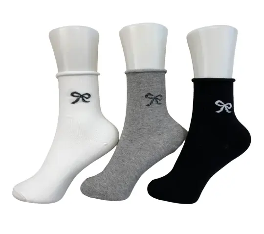 Women's Band-Free Socks - Ribbon (3 colors)