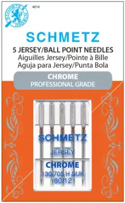 Schmetz Chrome Jersey/Ball Point Machine Needle Size 80/12