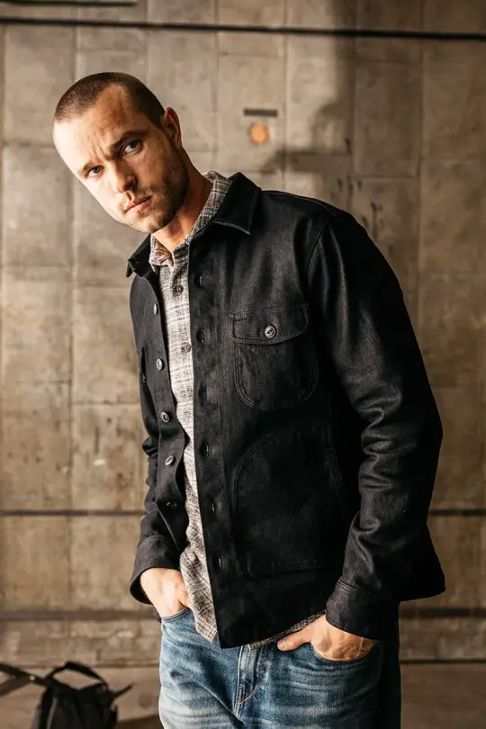 The Anvil Coated Black - Rinse 14oz Selvedge