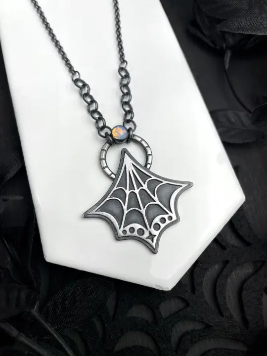 Vintage Glass Starweaver Necklace