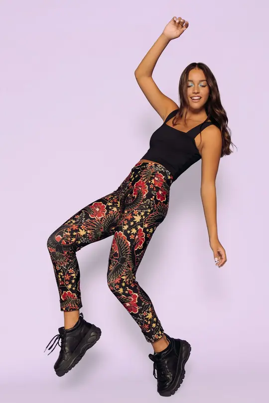 Ho-Oh Wallpaper Cuffed Pants - Toastie Original