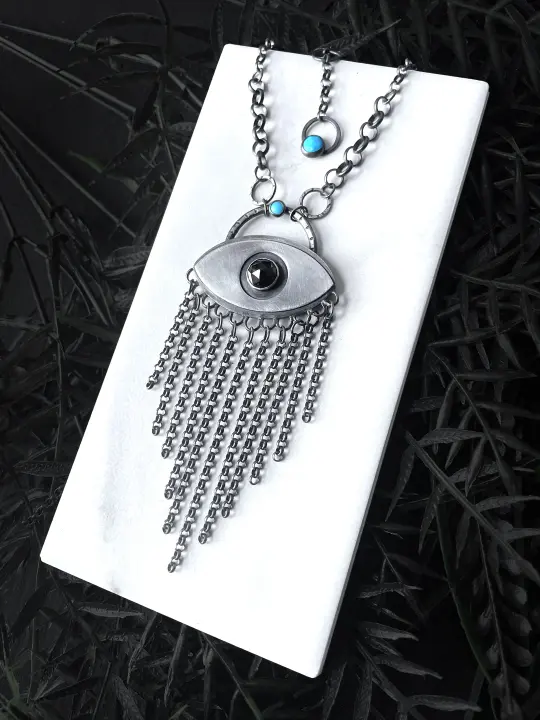 Fringe Eye Pendant