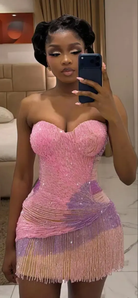 Elegant Barbie Pink Sheath Sweetheart Tassel Bodycon Mini Birthday Dress Homecoming Dress RS268