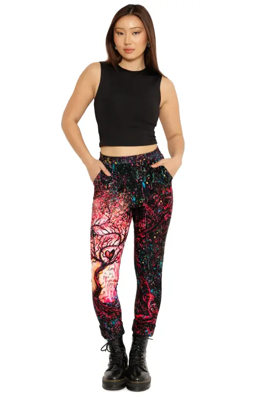 Love is Fuel Cuffed Pants