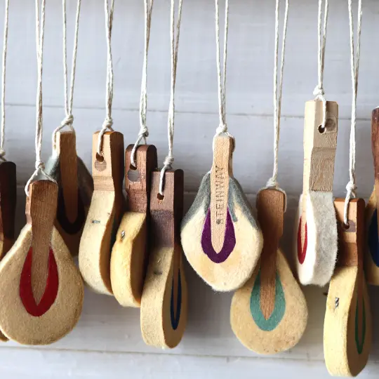 Reclaimed Piano Hammer Ornaments
