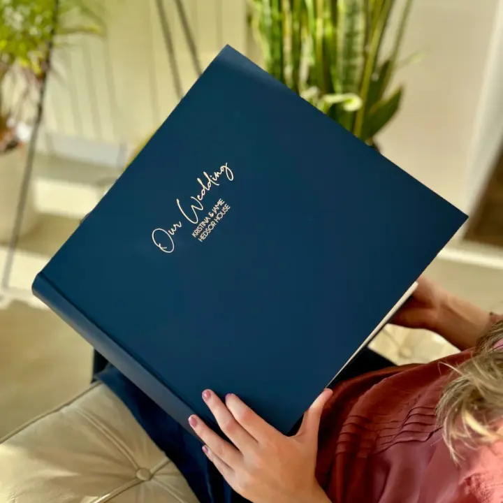 Luxurious and Large Personalised Hardback Wedding Album