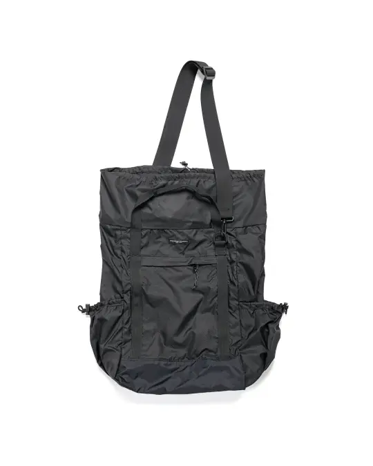 Engineered Garments UL 3 Way Bag Black Nylon Micro Ripstop