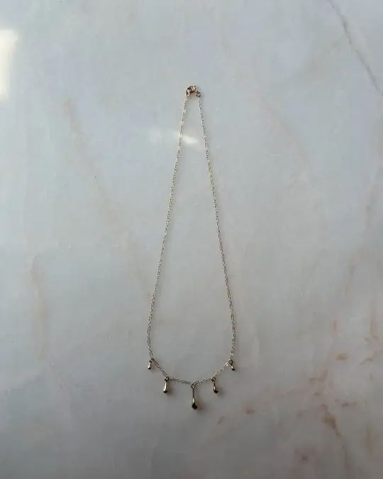 Storm III // Gold Necklace