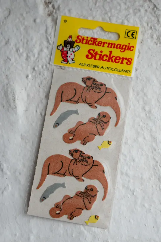 Vintage Sticker Strips - Mammals