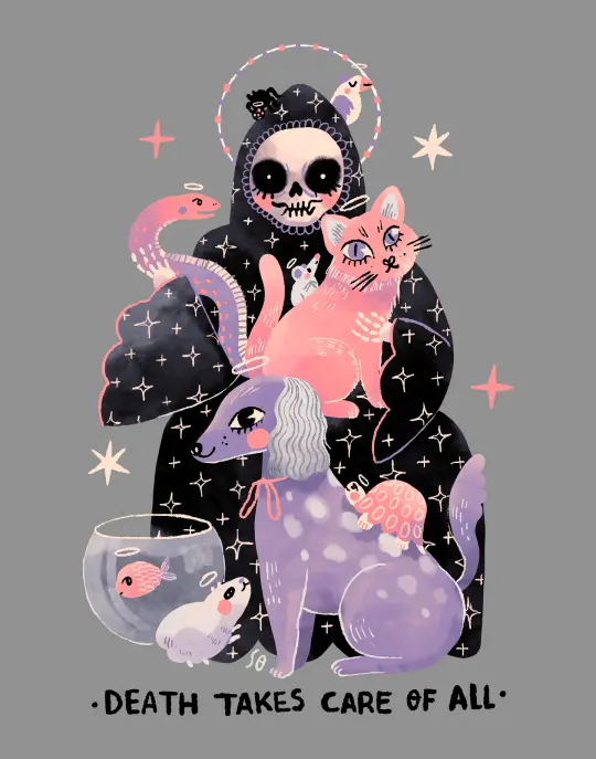 Caring Death - Print