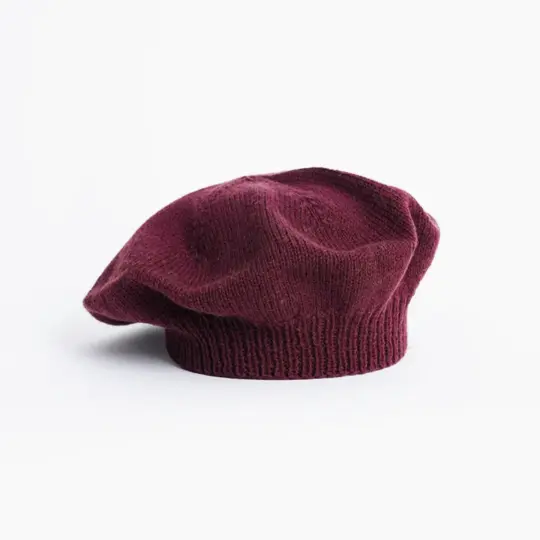Merino Handknit Beret
