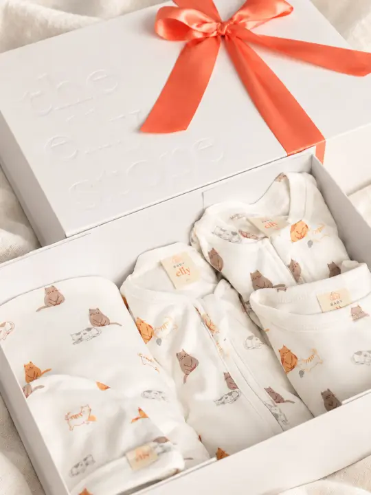 Baby Gift Set - Sleepy Cats