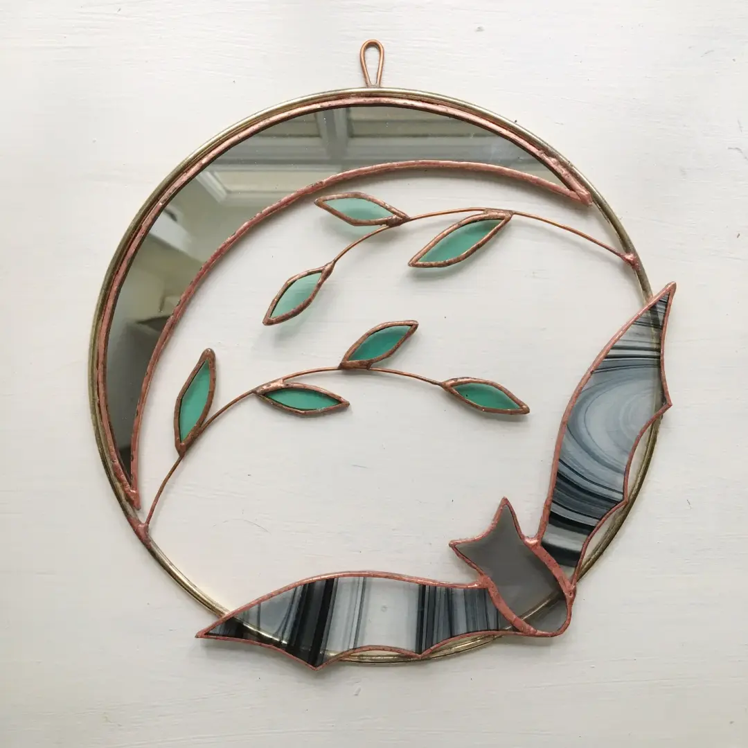 Bat and Crescent Moon Wreath