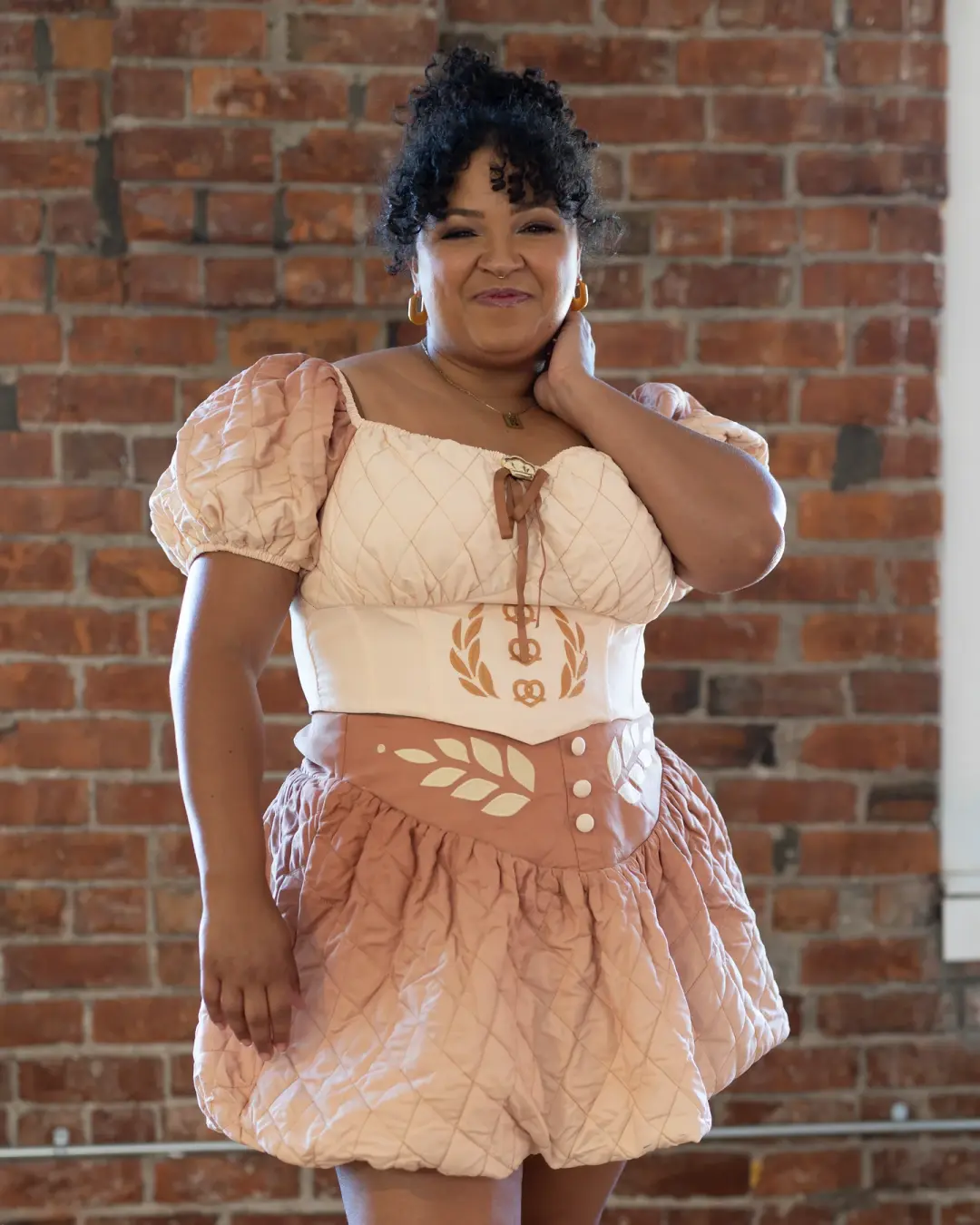 Melon Pan Skirt w/ Shorts