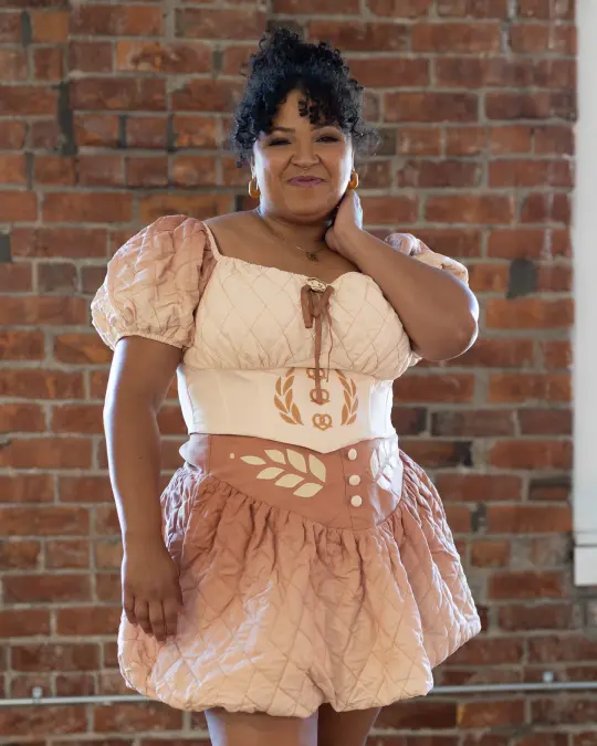 Melon Pan Skirt w/ Shorts