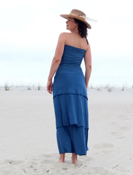 Love Me 2 Times Ruffle Butt Long Dress