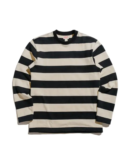 The Real McCoy's BC24101 Buco Stripe Racing Jersey Black/White