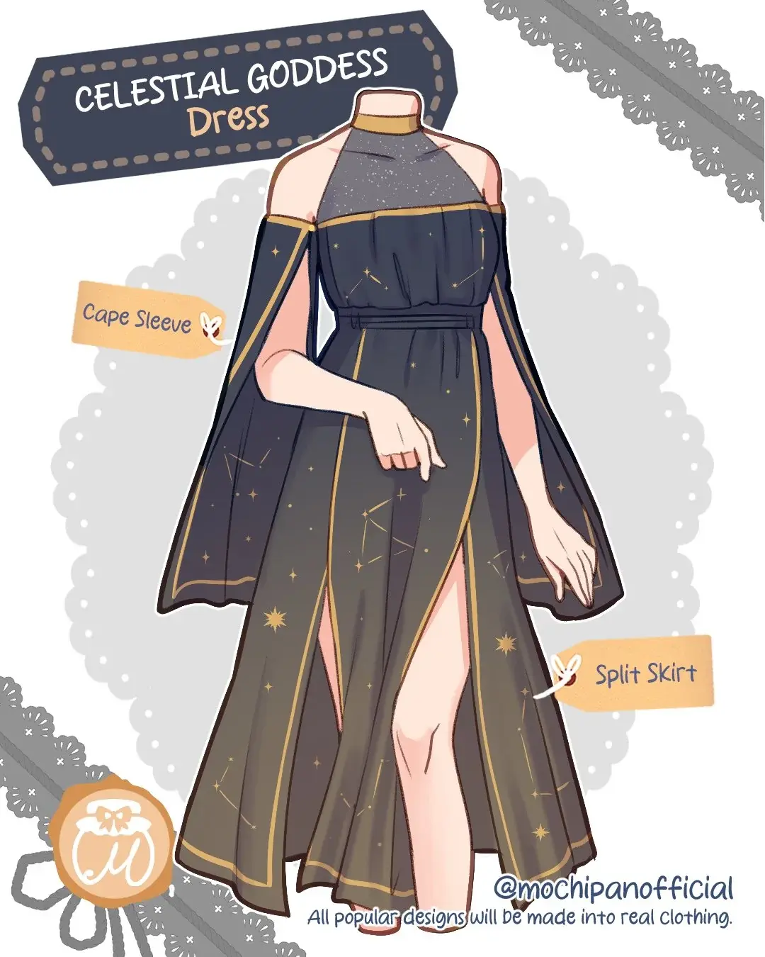 (Interest Check) Celestial Goddess Dress (In Development)