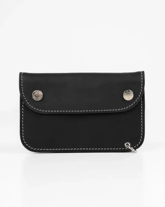 OGL Brave Horsehide Trucker Wallet - Black