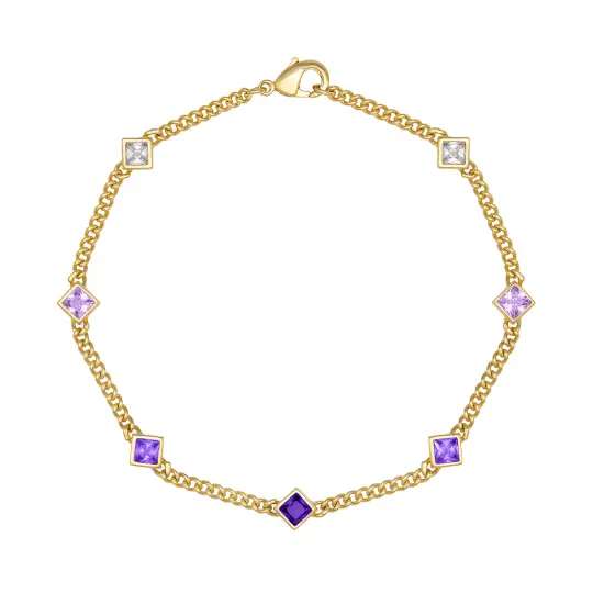 Aura Anklet - Purple