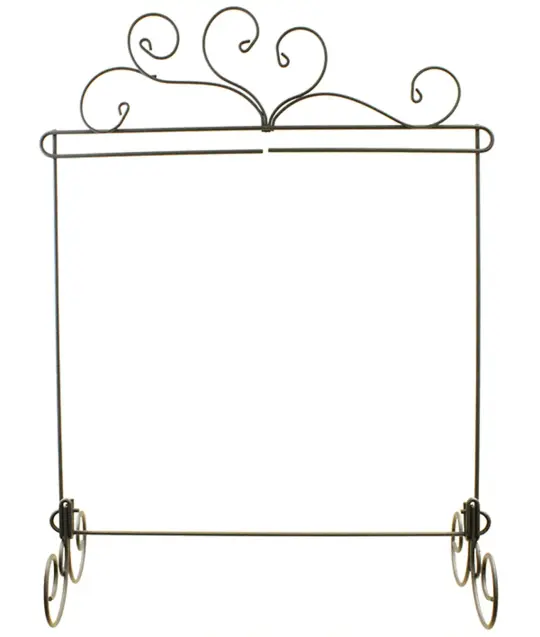 14in x 14in Spirit Vine Stand Gray