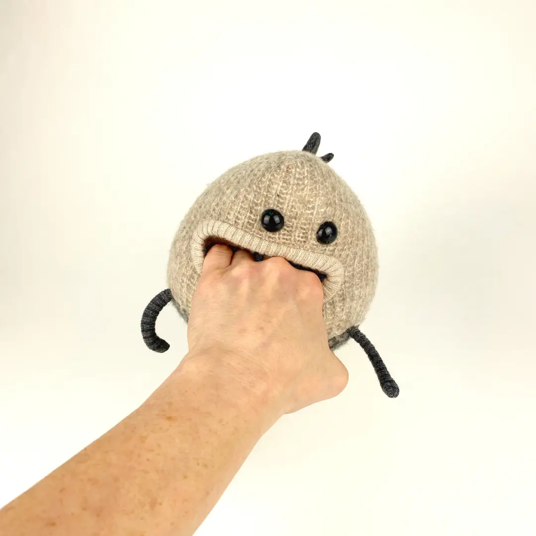 Smelts the plush friendly handmade monster stuffy