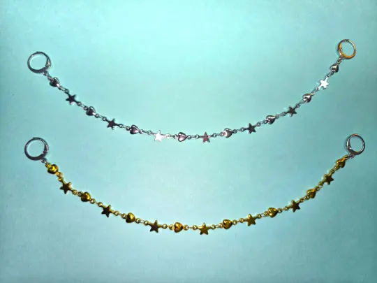 metal star mask chains [made to order!]