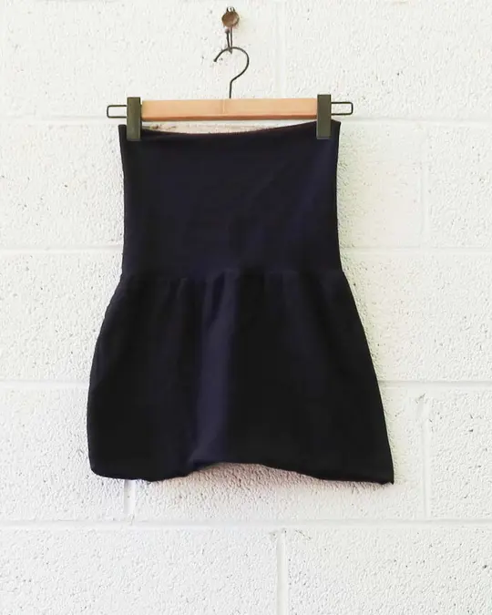 SALE - Pencil Mini Skirt / S / Midnight / Stretch Cotton (12)