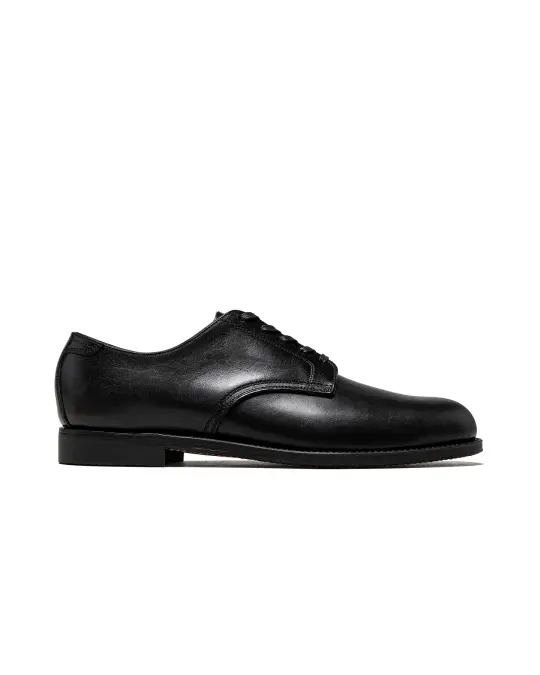 The Real McCoy's MA25001 U.S.N. Service Shoes / Horsehide Buttock Black