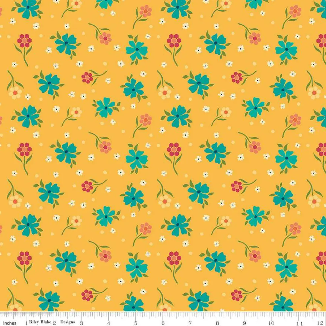 Market Street Yellow Flowers