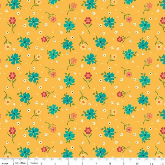 Market Street Yellow Flowers