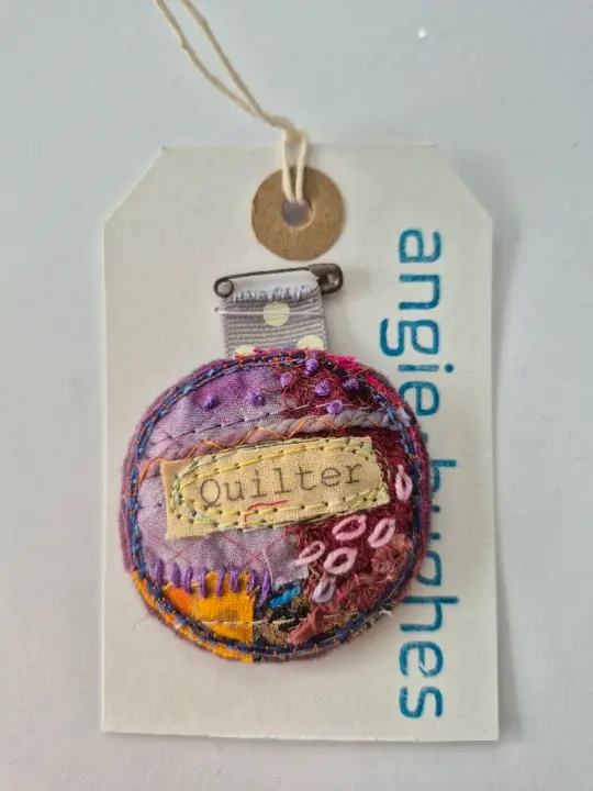 Quilter Brooch