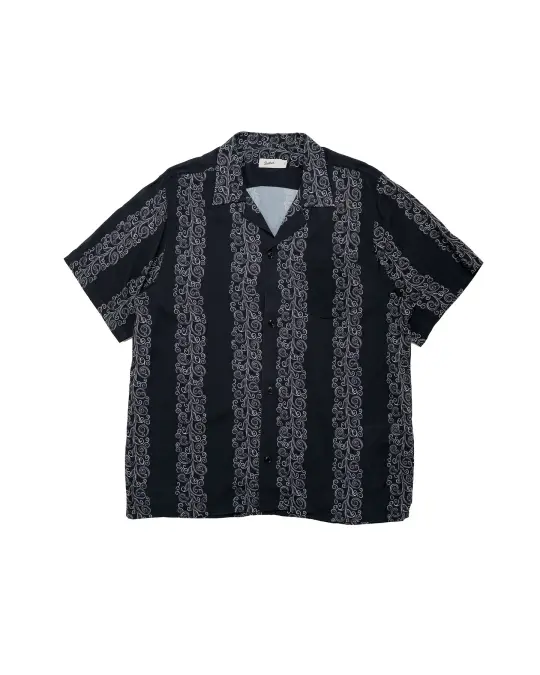 Bather Black Fiesta Camp Shirt