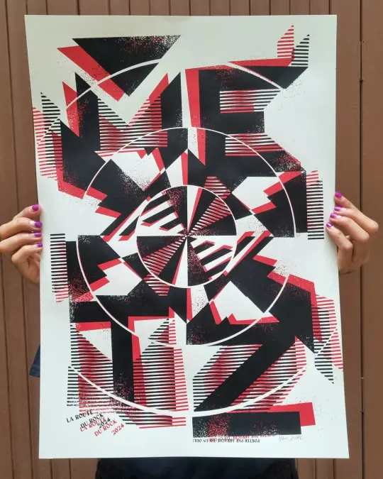 METZ (La Route du Rock 2024 gigposter)