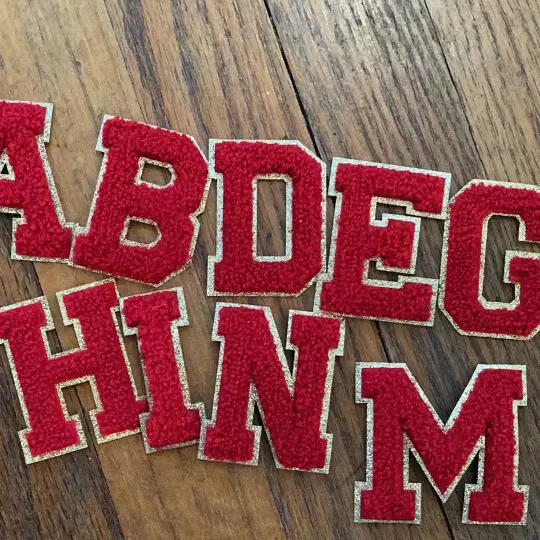 Red Varsity Letter