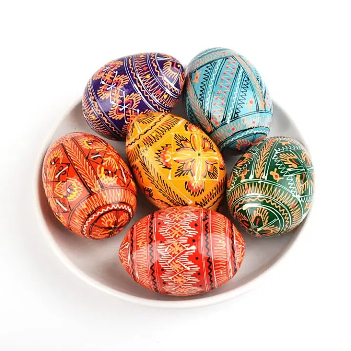 Half Dozen Pisanki Eggs
