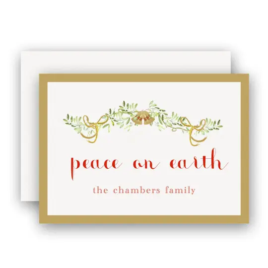 Bells & Garland Holiday Enclosure Card