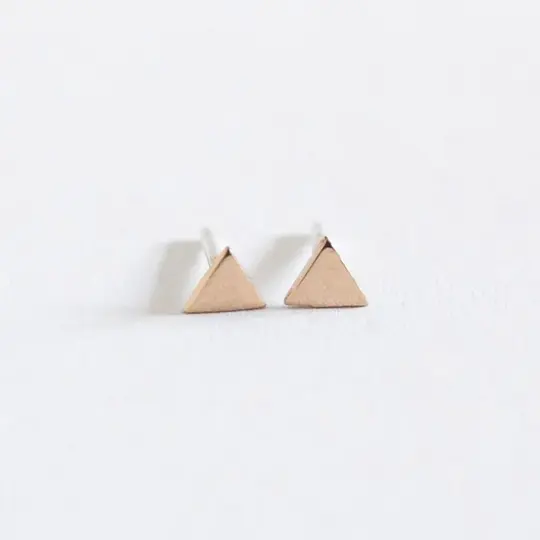 Mini Triangle Earrings